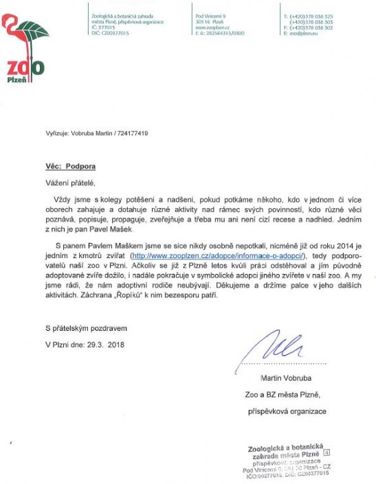 Doporučení - Zoo Plzeň